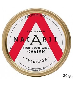 Caviar de esturión Nacarii "Tradición" 30 gr