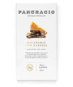 Pancracio Chocolate Macadamia con Naranja