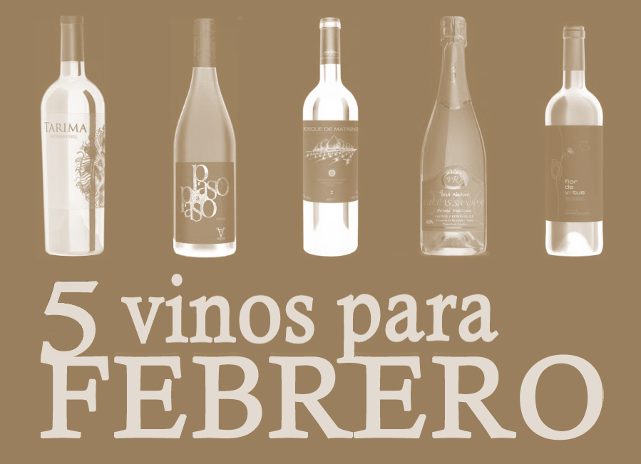 Los mejores vinos de febrero. 5 vinos para febrero