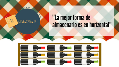 La mejor forma de almacenarlo es en horizontal La mejor forma de almacenarlo es en horizontal
